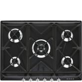 Smeg SR975NGH 69cm Victoria Gas Hob, Black