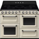 Smeg TR4110IP2 110cm Victoria Electric Range Cooker, Cream