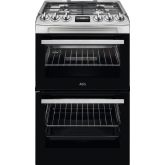 AEG CGX1130ACM Gas Cooker with Double Oven