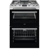AEG CKX6540ACM 60cm Dual Fuel Double Cooker