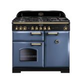 Rangemaster CDL100DFFSB/B 100cm Dual Fuel Range Cooker