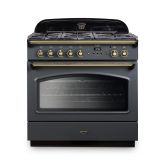 Rangemaster CLAS90FXDFFSL/B 90cm Dual Fuel Range Cooker