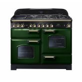 Rangemaster CDL110DFFRG/B 112900 Classic Dl 110 Df Green Brass
