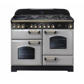 Rangemaster CDL110DFFRP/B 110cm Dual Fuel Range Cooker