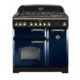Rangemaster CDL90DFFRB/B 90cm Dual Fuel Range Cooker