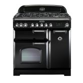 Rangemaster CDL90DFFBL/C 90cm Dual Fuel Range Cooker