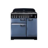 Rangemaster ELA90DFFSB/ Elan Deluxe 90 Dual Fuel Range Cooker