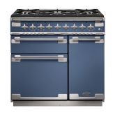 Rangemaster ELS90DFFSB/ 90cm Dual Fuel Range Cooker