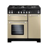 Rangemaster KCH90DFFCR/C 90cm Dual Fuel Range Cooker