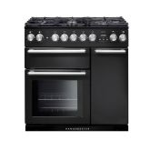 Rangemaster NEX90DFFCB/C 90cm Dual Fuel Range Cooker