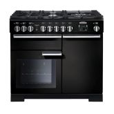Rangemaster PDL100DFFBL/C 100cm Dual Fuel Range Cooker