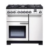 Rangemaster PDL90DFFWH/C 90cm Dual Fuel Range Cooker