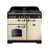 Rangemaster CDL100DFFCR/B 100cm Dual Fuel Range Cooker