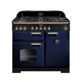 Rangemaster CDL100DFFRB/B 100cm Dual Fuel Range Cooker