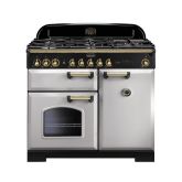 Rangemaster CDL100DFFRP/B 100cm Dual Fuel Range Cooker