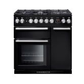 Rangemaster NEX90DFFBL/C 90cm Dual Fuel Range Cooker