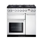 Rangemaster NEX90DFFWH/C 90cm Dual Fuel Range Cooker
