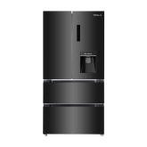 Tesla T571FRDB Level 3 French Door Fridge Freezer - Black