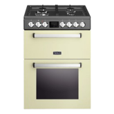 Tesla TMRDF60C Level 3 60cm Dual Fuel Mini Range Cooker - Cream