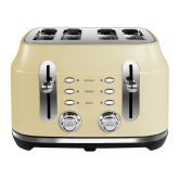 Rangemaster RMCL4S201CM  Classic 4 Slice Toaster - Matt Cream