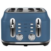 Rangemaster RMCL4S201SB Classic Collection 4 Slice Toaster - Stone Blue