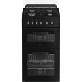 Hotpoint HDG5GDB 50Cm Double Oven Gas Cooker