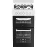 Hotpoint HDG5GDW 50Cm Double Oven Gas Cooker