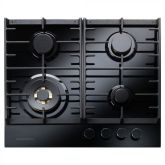 Rangemaster Eclipse ECL60HPNGFBL/BL 60cm 4 Zone Gas on Glass Hob