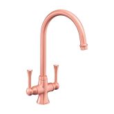 Rangemaster TES1BC/ ESTUARY DUAL LEVER TAP BRUSHED COPPER