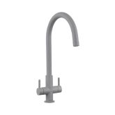 Rangemaster TIGNDLDG/ IGNEOUS GRANITE DUAL LEVER TAP - DOVE GREY