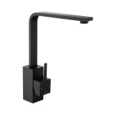Rangemaster TKUBESLMB Kube Single Lever Monobloc Tap - Matt Black Finish