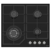 Teknix BITK260GHB 60Cm Black Gas On Glass Hob