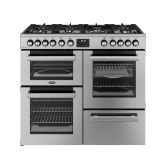 Belling RCA COOKCENTRE 100DF 100cm Dual Fuel Range Cooker - Stainless Steel
