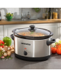 Daewoo SDA1788GE 6.5L Slow Cooker Stainless Steel