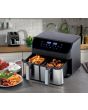 Daewoo SDA2616GE xl 9L Digital Double Drawer Air Fryer