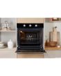 Indesit IFW 6330 BL UK Electric Single Built-In Oven - Black