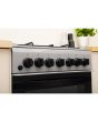 Indesit IS5G4PHSS/UK Dual Fuel Cooker - Stainless Steel