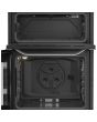 Hotpoint HDG6GDCWX 60cm Freestanding Gas Double Oven Cooker with Glass Lid