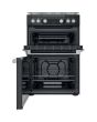 Hotpoint HDM67G0C2CB/UK Double Gas Cooker - Black