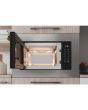 Indesit MWI120GX Built-In Microwave - Stainless Steel