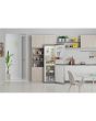 Indesit INFC850TI1SAQUA1 Freestanding Fridge Freezer - Silver