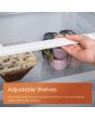 Hotpoint HPKH1261S4UK Freestanding No Frost Fridge Freezer - Silver