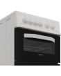 Hotpoint HTG5GCW Freestanding 50cm Gas Double Cooker - White