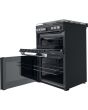 Hotpoint HDM67G9C2CSB/UK Dual Fuel Double Cooker - Black