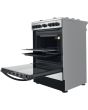 Indesit IS67G5PHX/UK Freestanding 60cm Dual Fuel Cooker
