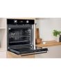Indesit IFW 6340 BL UK Electric Single Built-In Oven - Black