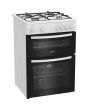 Indesit IDG6GW Freestanding 60cm Gas Double Cooker - White