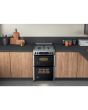 Hotpoint HDM67G0CCX/UK 60cm Double Gas Cooker - Inox