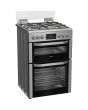 Hotpoint HDD6GDC2WX Freestanding 60cm Electric Double Cooker