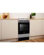Indesit IS5G4PHSS/UK Dual Fuel Cooker - Stainless Steel